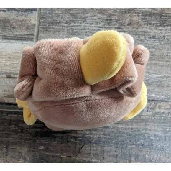 Beauty and the Beast Cogsworth Plush Disney Store 6" Rare Bead Bottom Clock Face - Picture 6 of 15